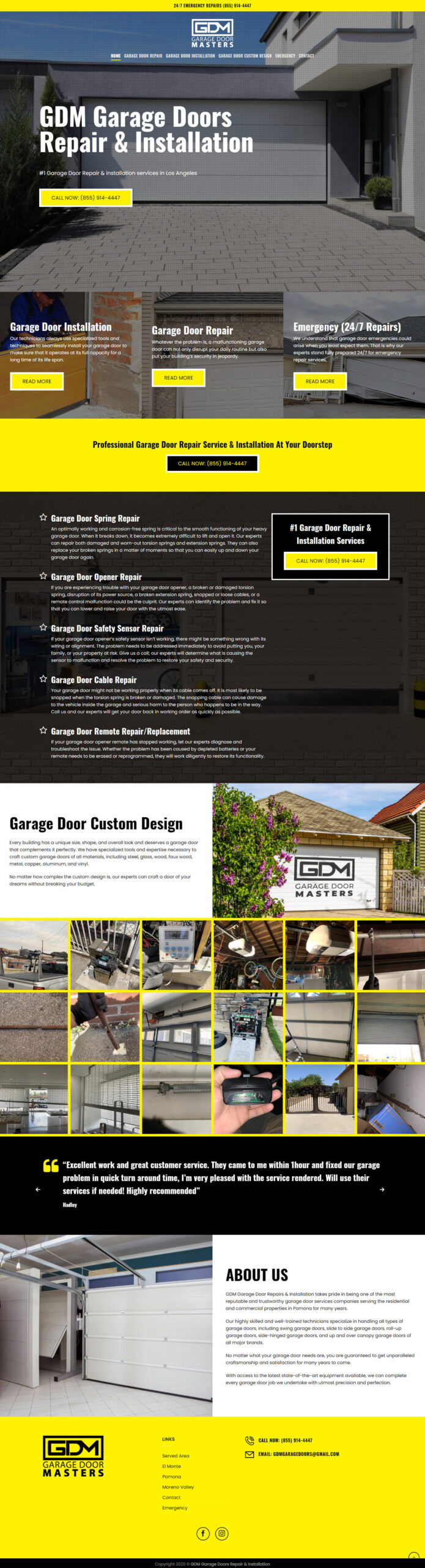 GDM Garage Doors Repair & Installation