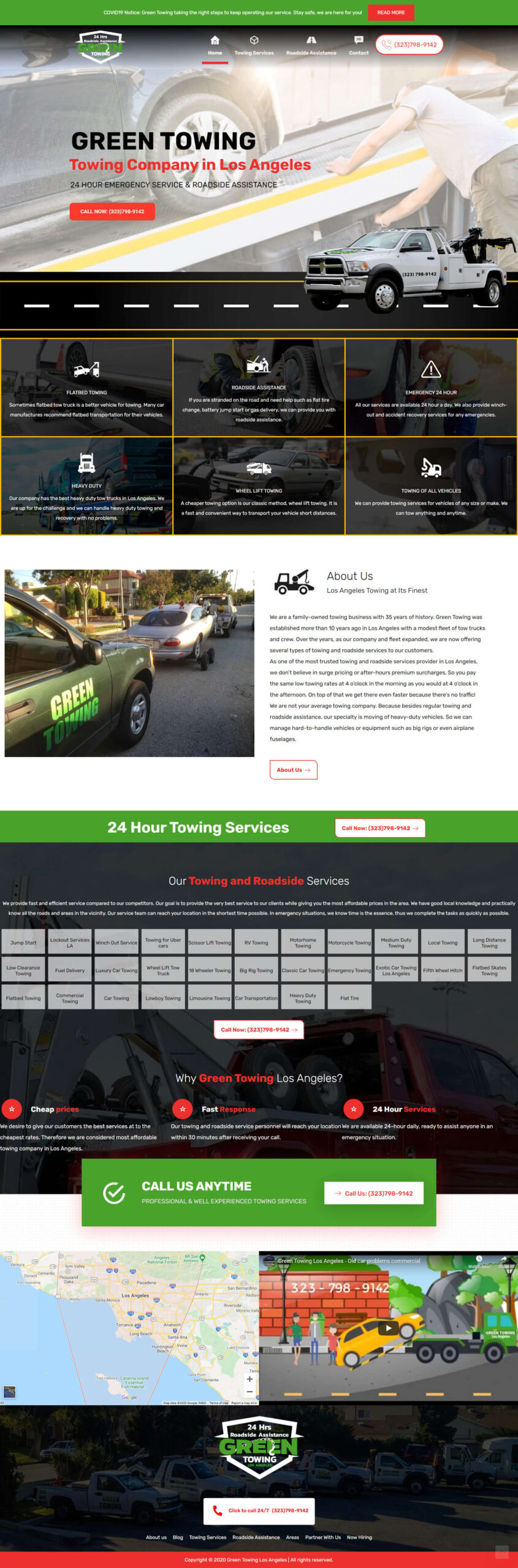 Green Towing Los Angeles